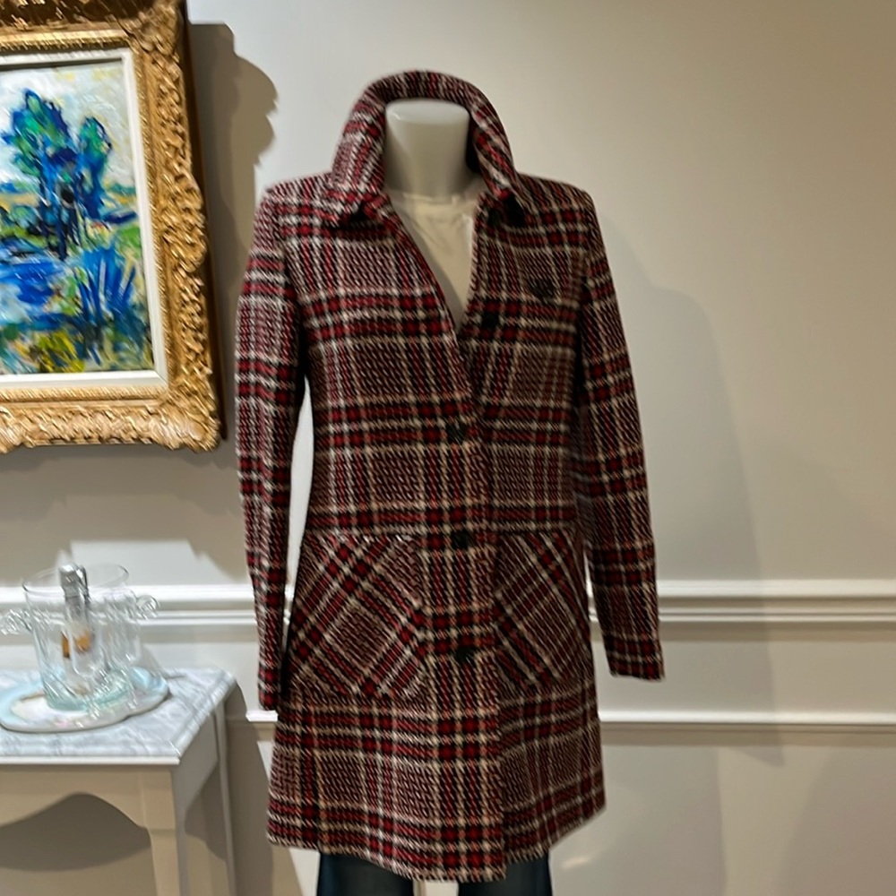 Love Moschino red and Black tweed wool  Jacket